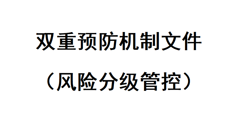 【文件】XX制造公司双重预防机制建设达标文件（一企一册156页）