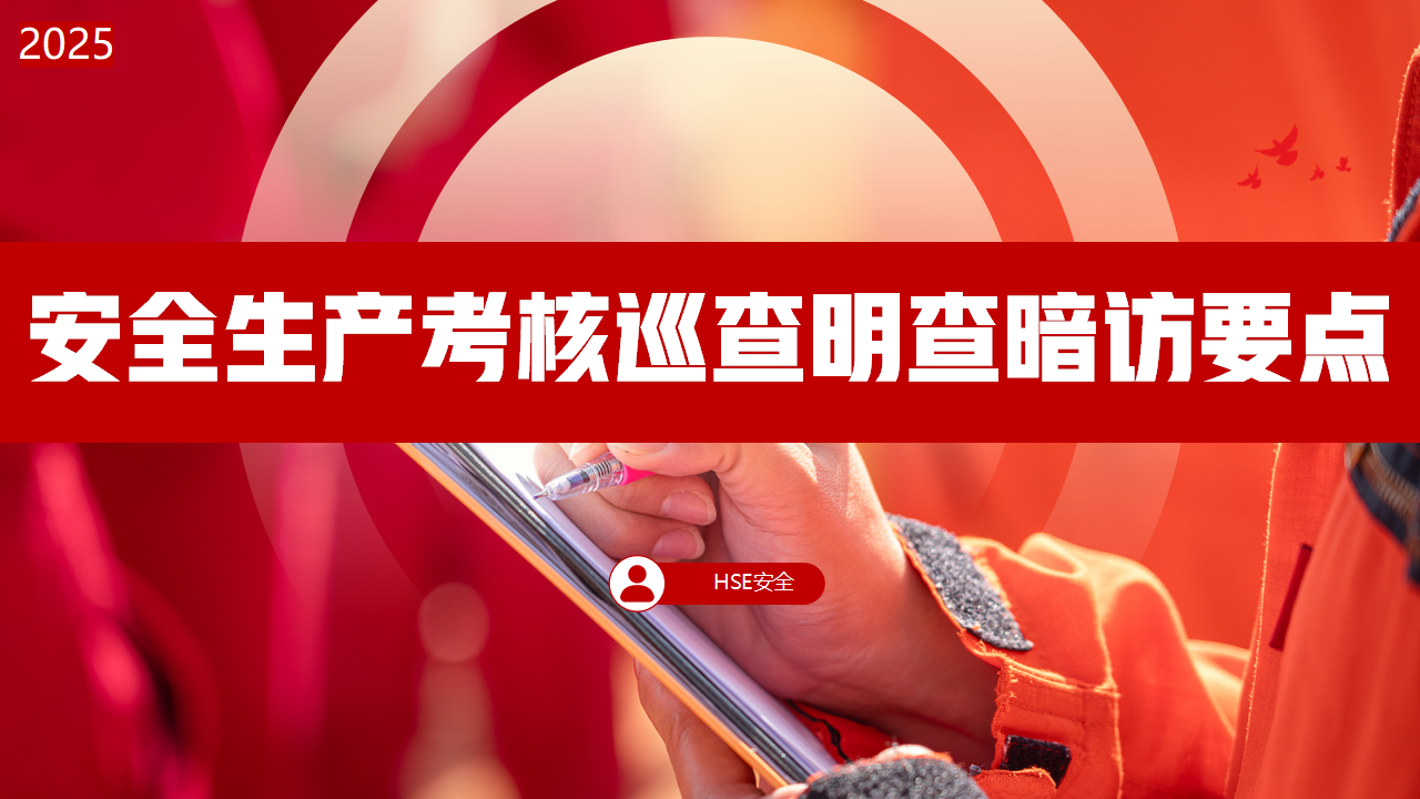 【课件】2025安全生产考核巡查明查暗访要点问题与处罚案例