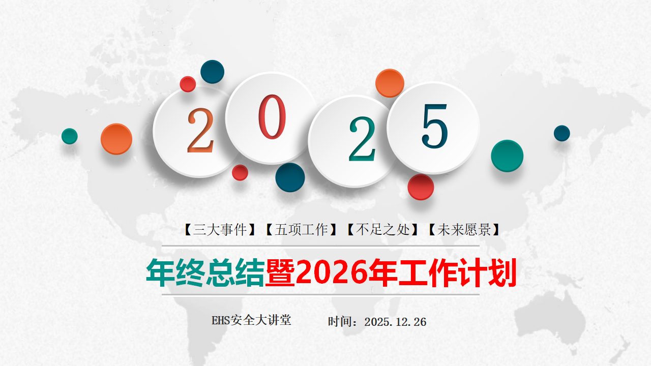 【33】2025年安全生产年终总结暨2026新年计划（25页）