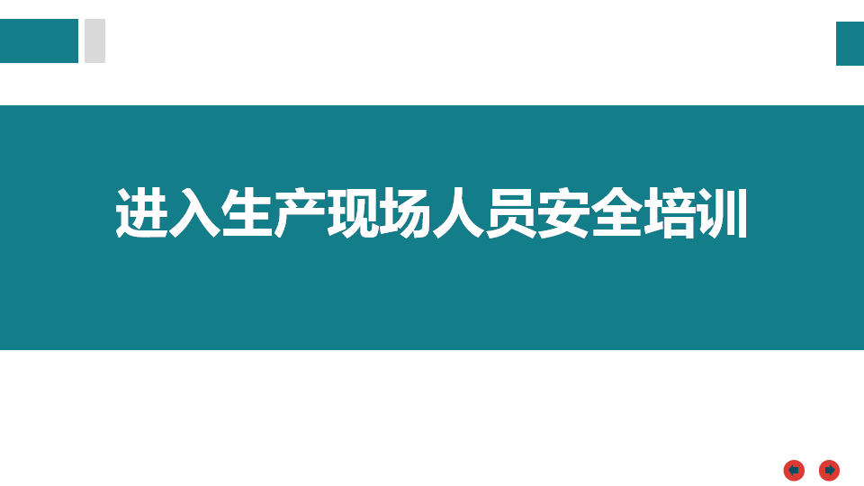 【课件】进入生产现场人员安全注意事项专题培训