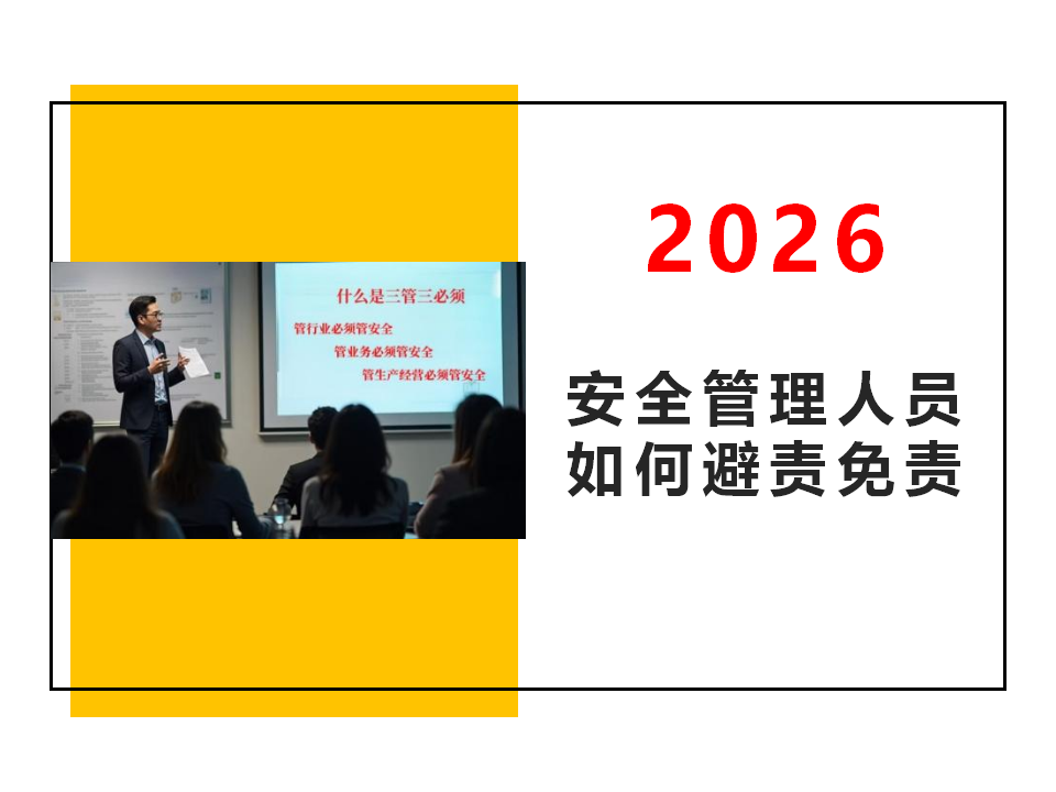 【课件】2026安全管理人员如何“避责免责”(112页)