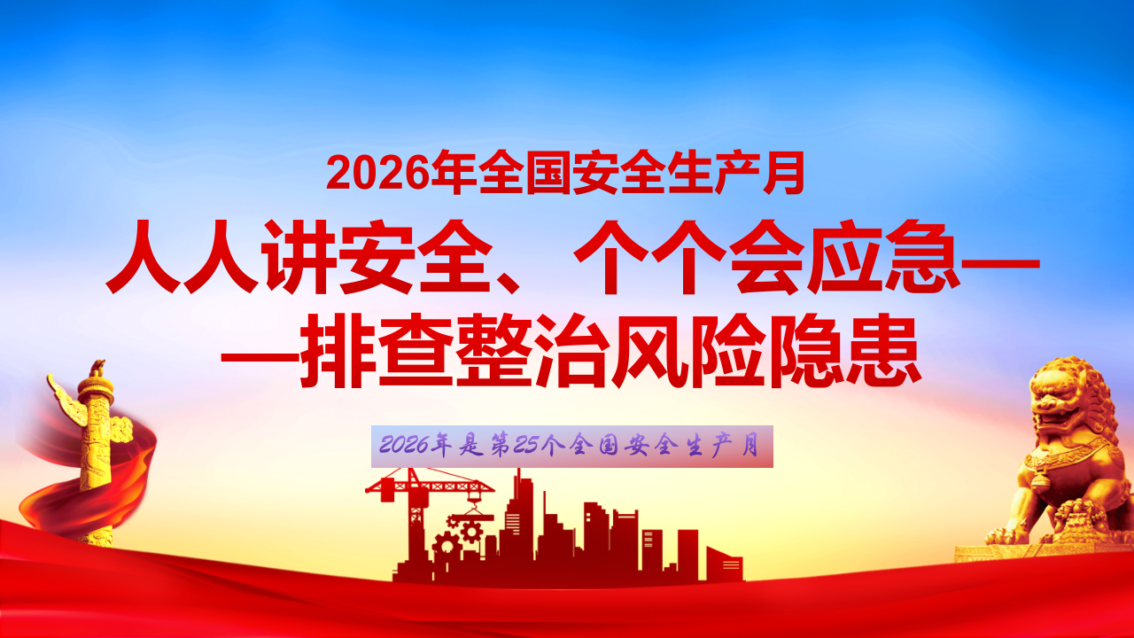 008 全国安全生产月防风险除隐患遏事故