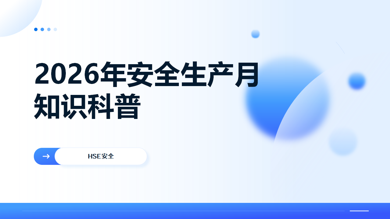 009 安全生产月知识科普